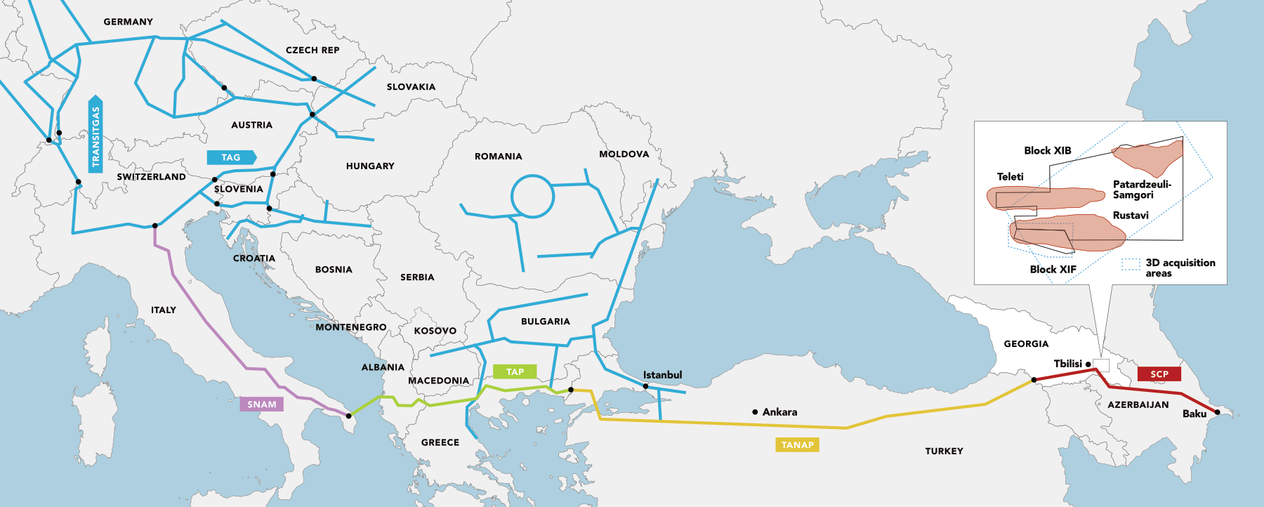 Pipelines to Europe